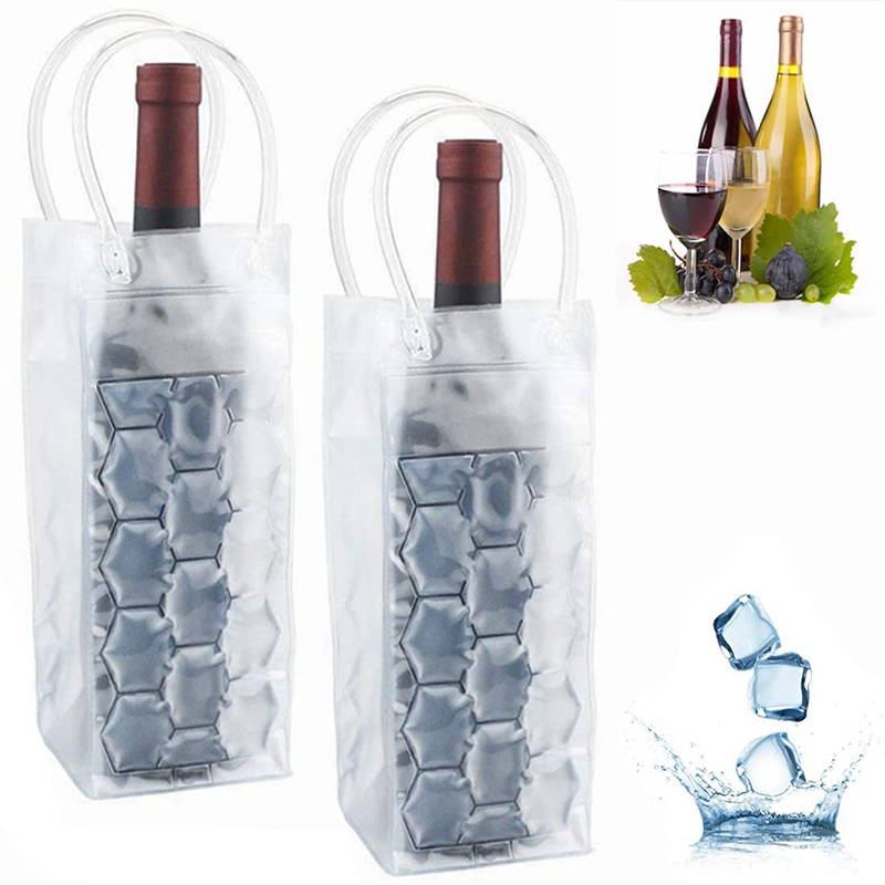 Wine Beer Cooler - Wein-Eisbeutelhalter Champagner-Bierkühler Whisky-Dosenkühler Gel-Kühlbox Bar-Zubehör BTBD01