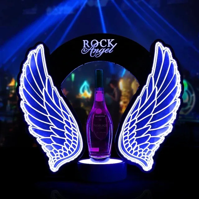 Wine In Beer Bottle - Wiederaufladbare LED-Flügel-Flaschenhalterung für Wein und Champagner,