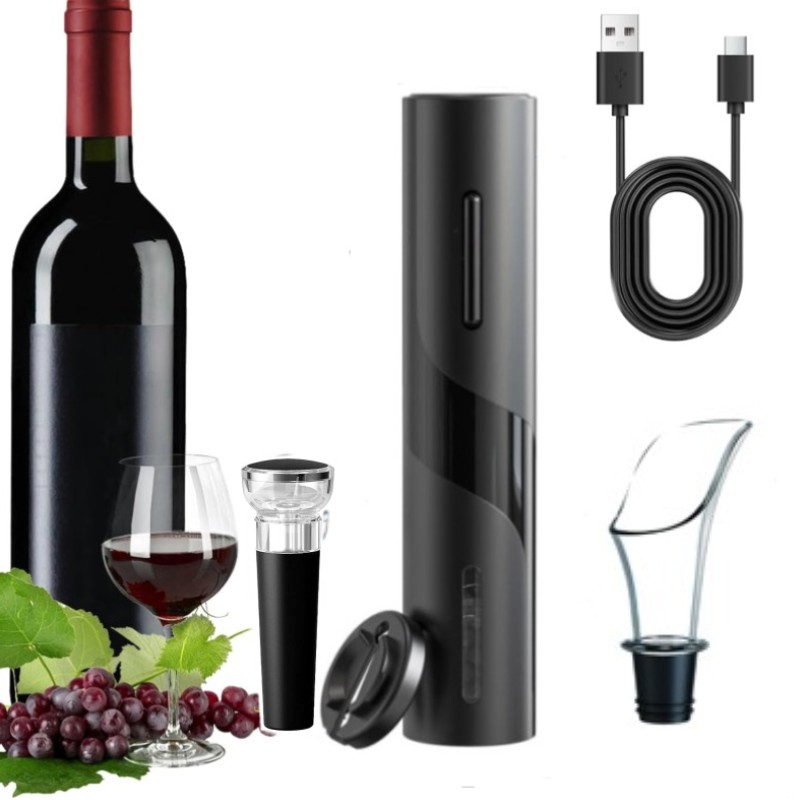 Wine In Beer Bottle - Wiederaufladbare Multifunktions Elektrische Automatische Korkenzieher Wein