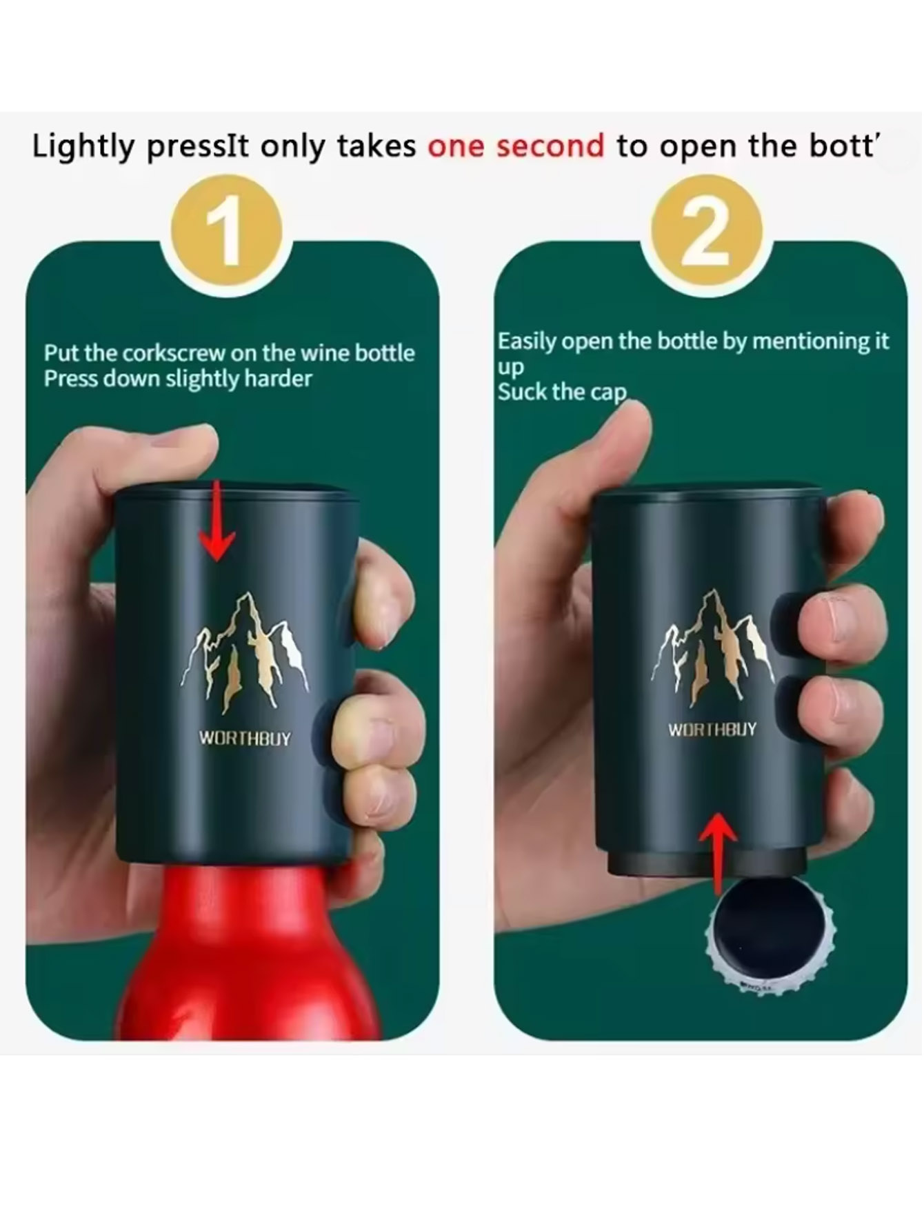 Wine In Beer Bottle - 1Pcs Automatische Bier Flasche Opener Edelstahl