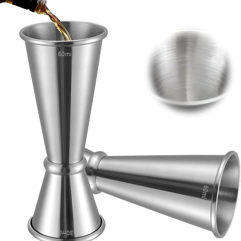 Spirit Measure Jigger - Edelstahl 30/60 ml Cocktail Wein Shaker