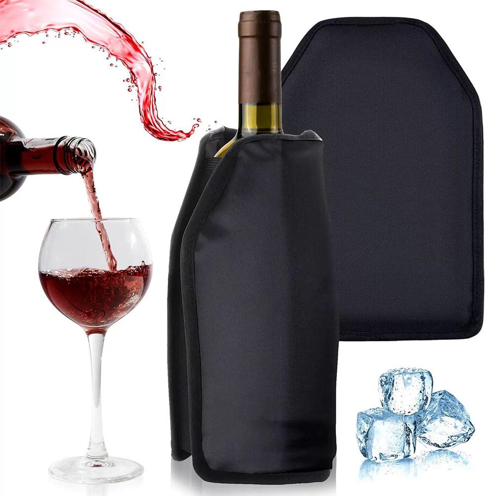 Wine Beer Cooler - Weinkühler-Eisbeutel, Picknick-Getränkehalter, Barzubehör, Nylon-Weinkühlerhülle für Bier-