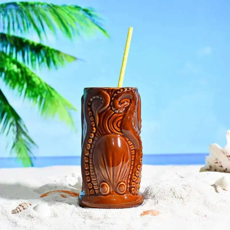 Wine Beer Indian - TIKI Bar Cocktailbecher Hawaii Tropic Beach
