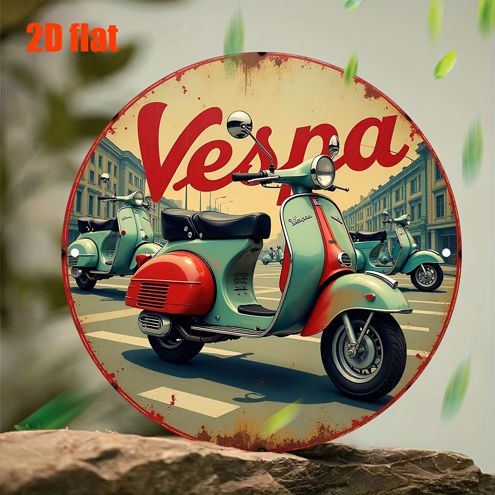 Wine Tag Label - 2D Flat, 2D Flat Retro Vesna