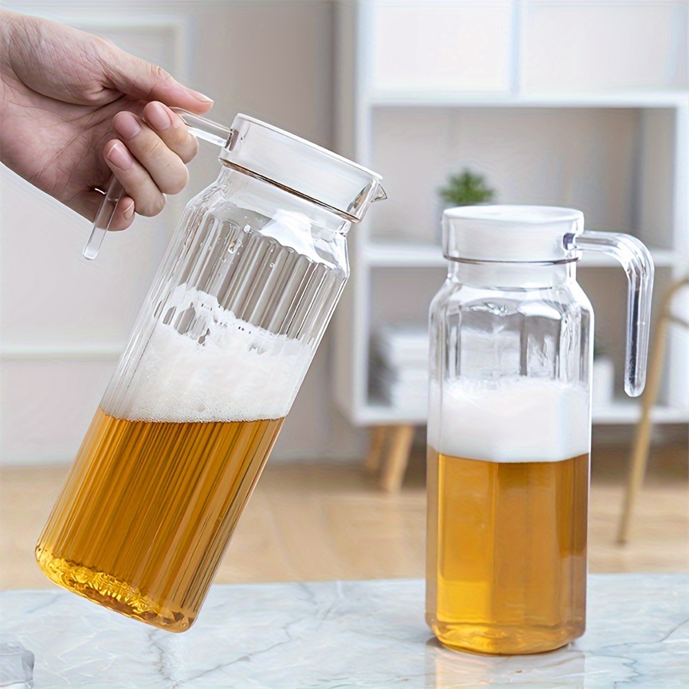 Wine Beer Tour - 1,1L Großer Wasserkrug aus Kunststoff, Transparenter