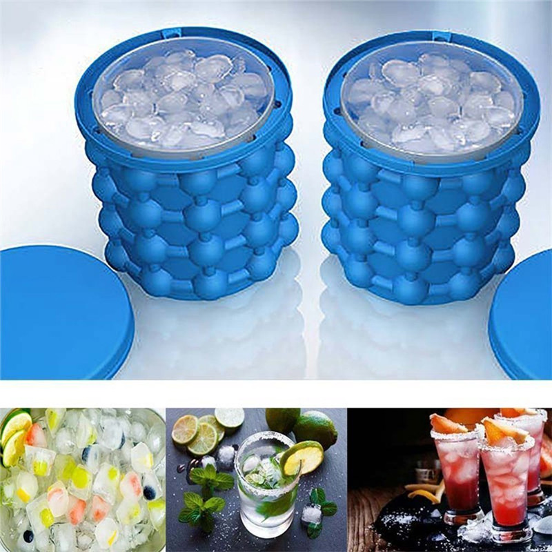 Tragbarer Silikon-Eiswürfelber – Wine Beer Cooler Bewertung und Preis