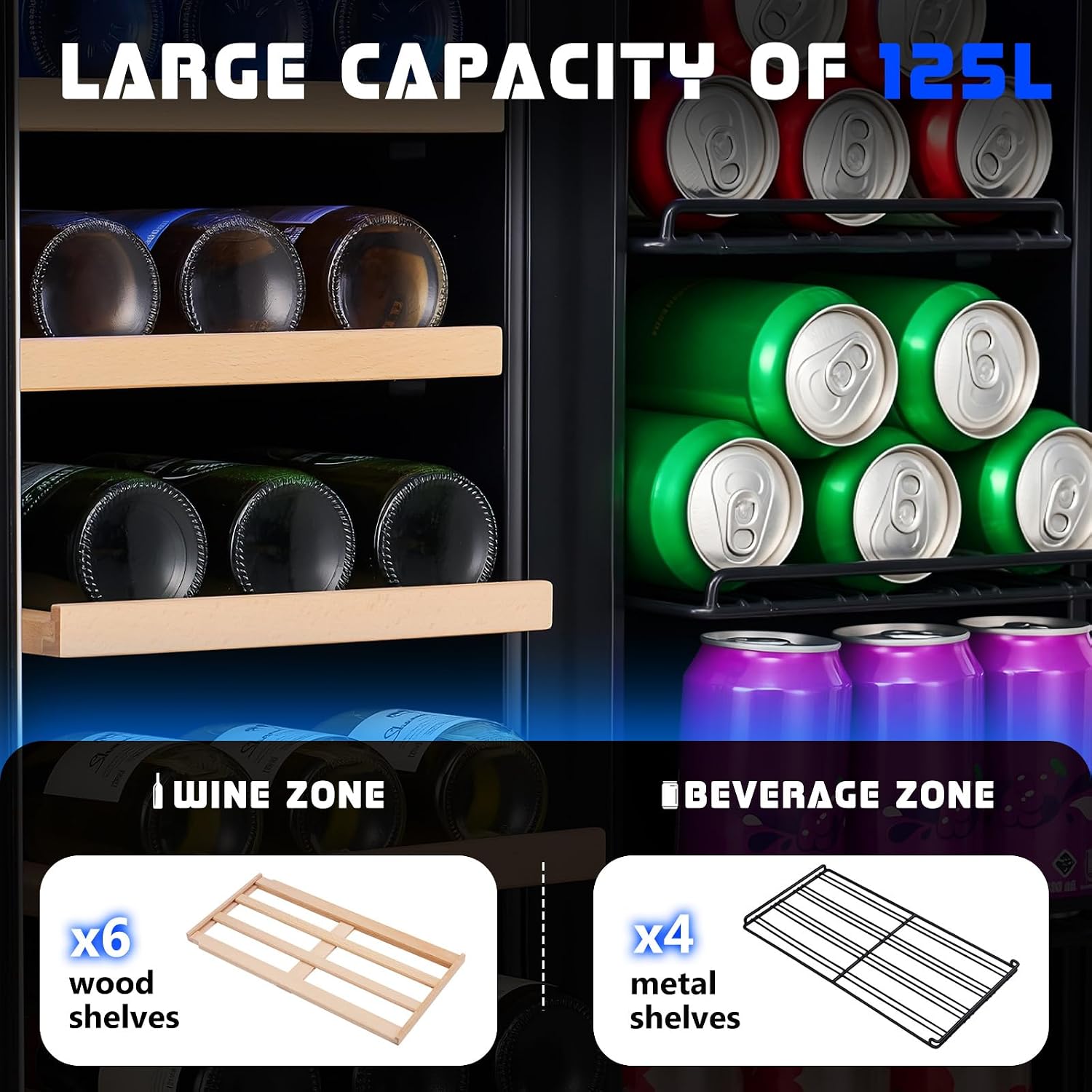 Getränkekühlschrank, 24-Zoll-D – Wine Beer Dual Zone Bewertung und Preis