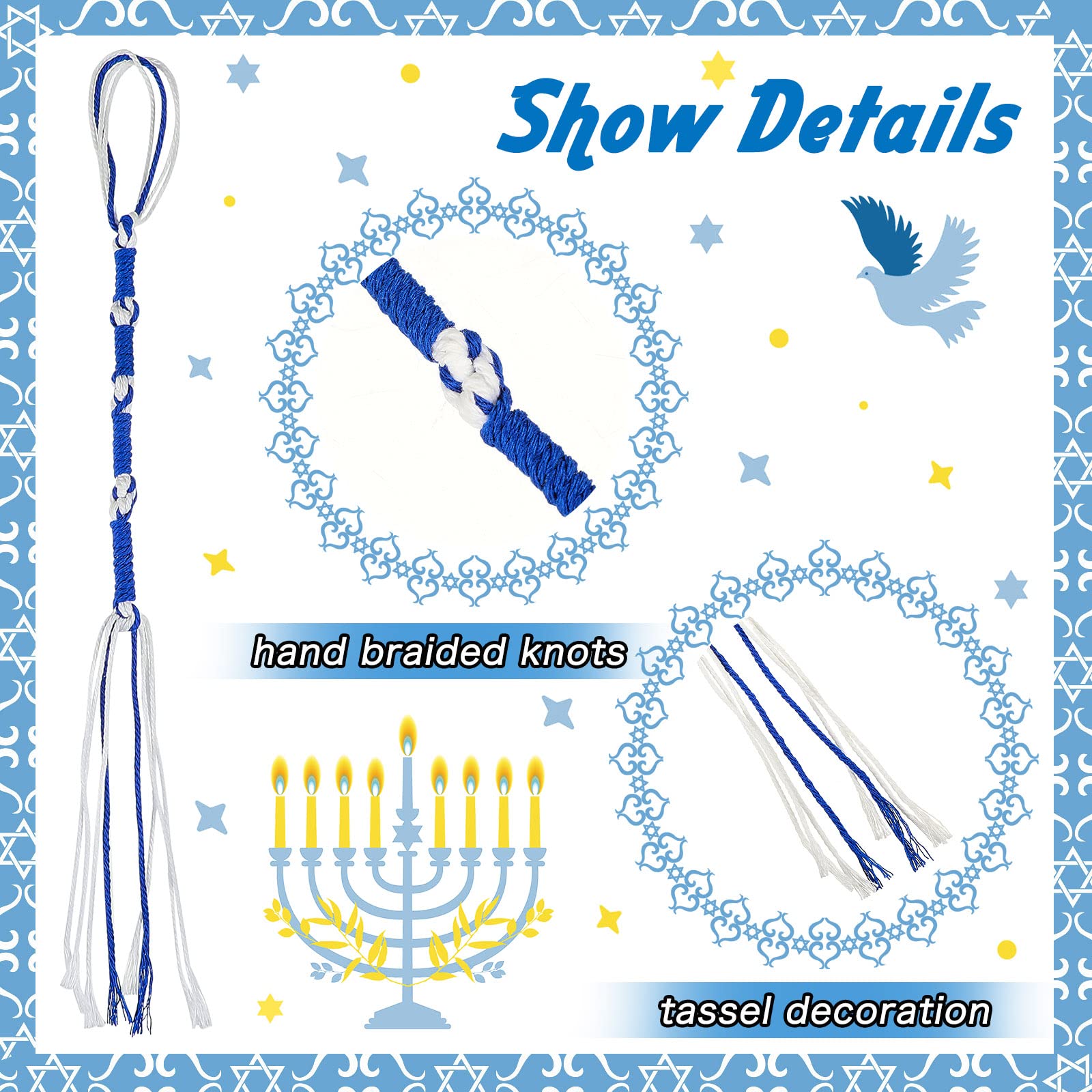 8/16 Stück blau-weiße hebräisc – Cocktail Shaker Set Bewertung und Preis