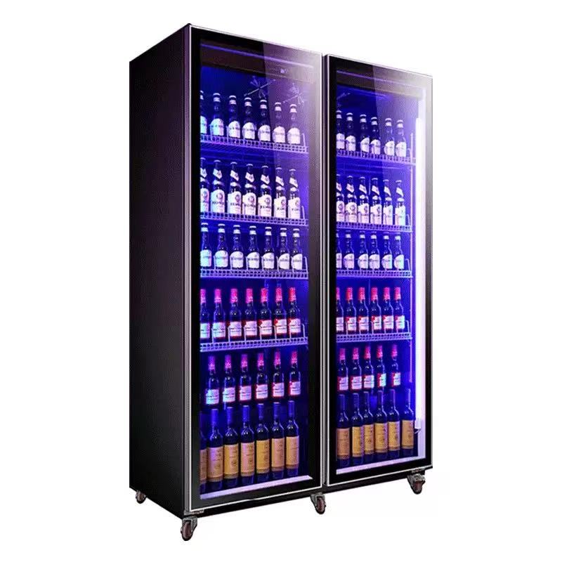 Doppeltüriger Luftkühlungskühl – Wine Beer Dual Zone Bewertung und Preis