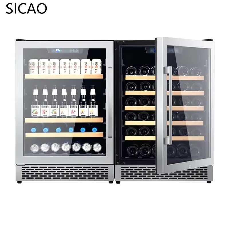 2-türiger Wein- und Bierkühlsc – Wine Beer Dual Zone Bewertung und Preis