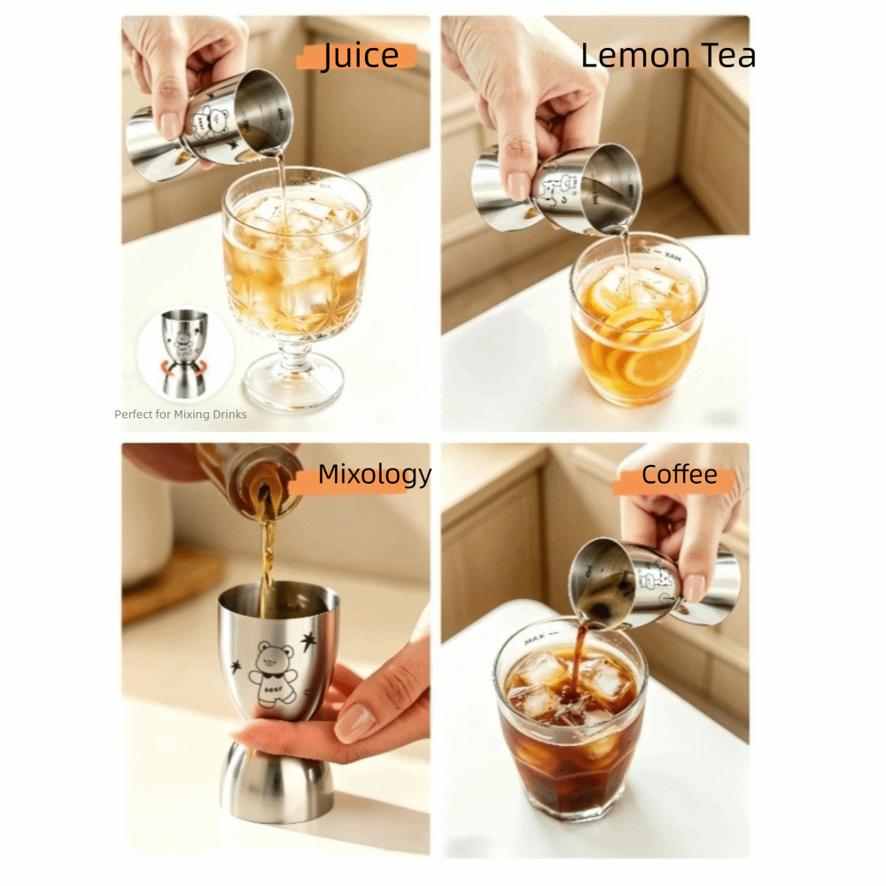30/60ML Edelstahl-Jigger mit S – Spirit Measure Jigger Bewertung und Preis