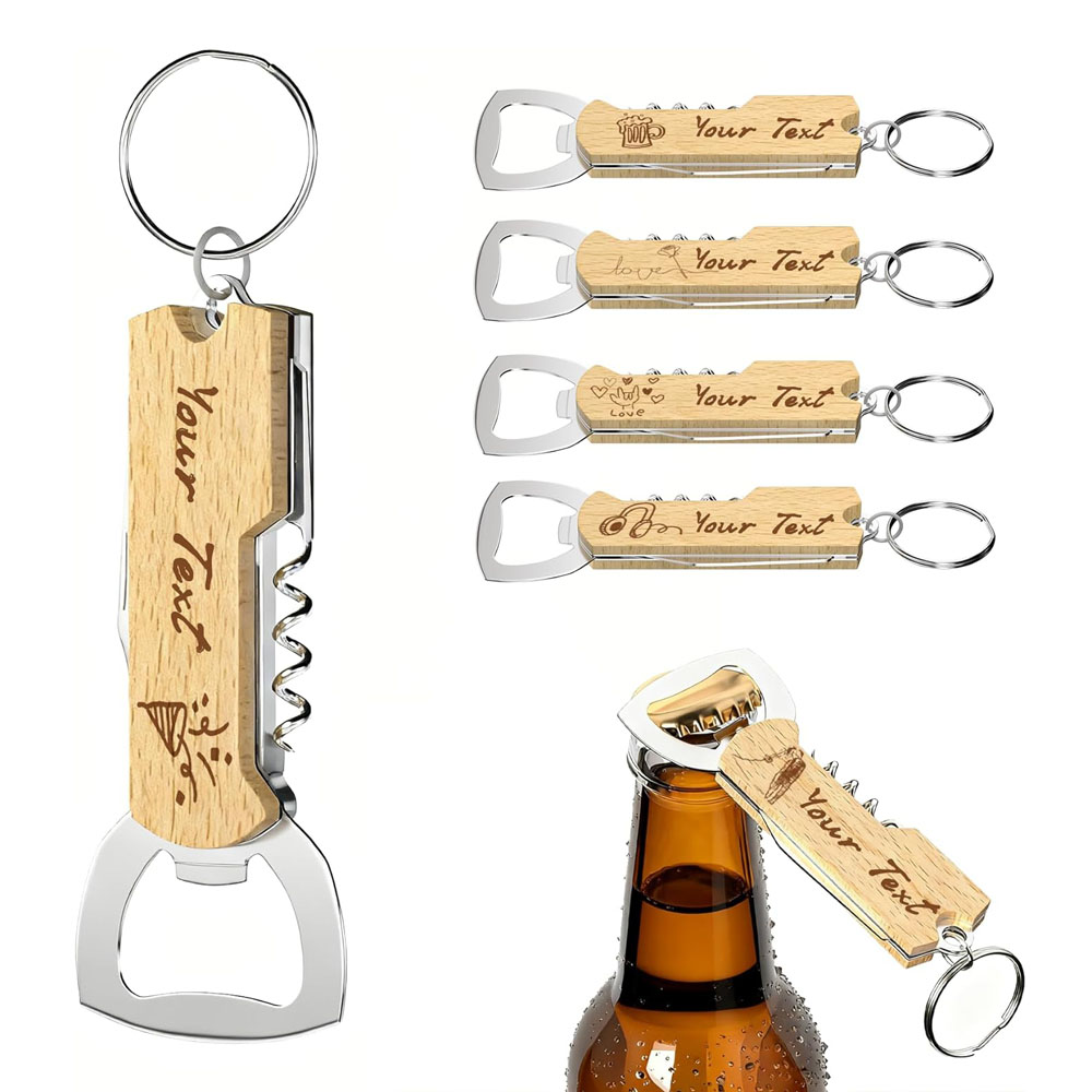 Individuell gravierter Logo-Fl – Wine In Beer Bottle Bewertung und Preis