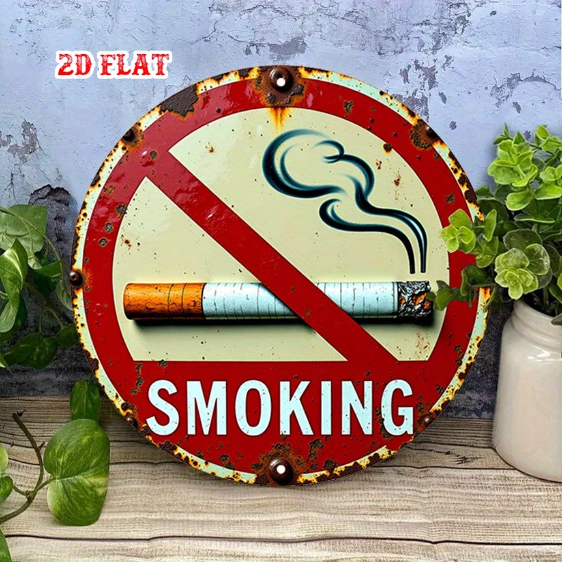 Vintage „No Smoking“ Metallble – Wine Tag Label Bewertung und Preis