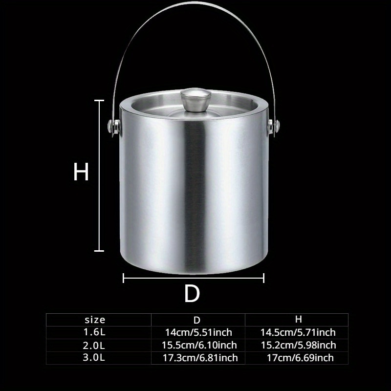 1,6 l/2l/3l Edelstahl isoliert – Wine Beer Cooler Bewertung und Preis
