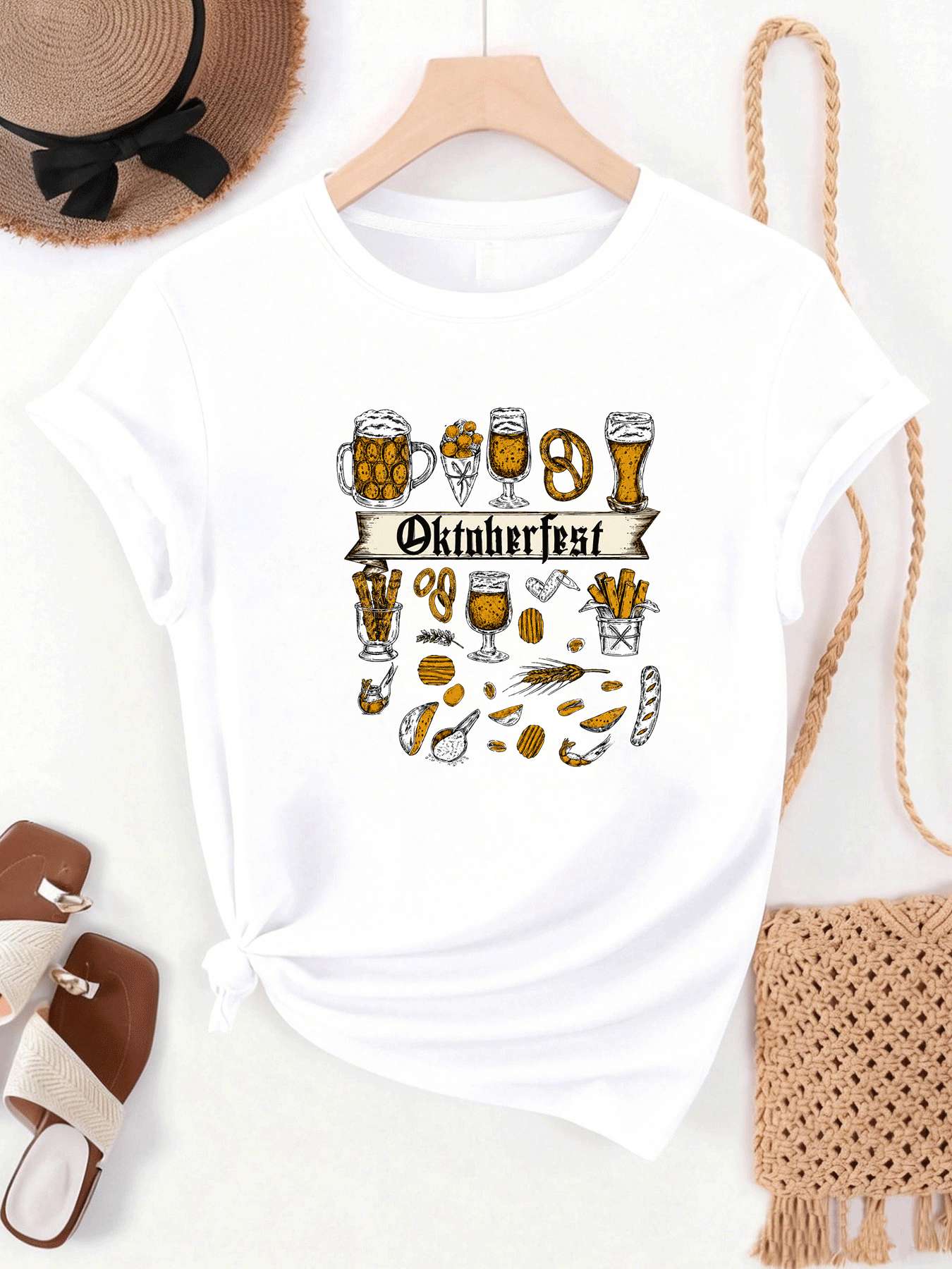 【MYJ06261】Bierfest-T-Shirt für – Wine Plus Beer Bewertung und Preis